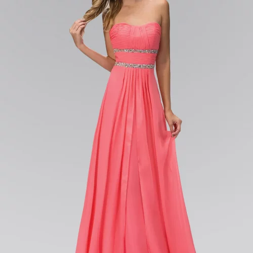 gl1017-coral-1-floor-length-bridesmaids-gala-red-carpet-chiffon-jewel-open-back-zipper-strapless-sweetheart-empire