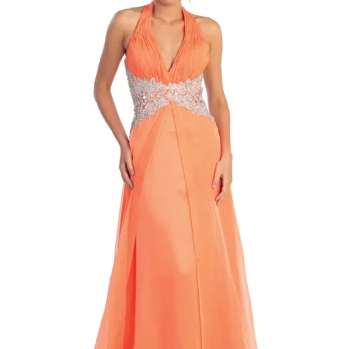 gl1046-coral-1-floor-length-prom-pageant-gala-red-carpet-satin-jewel-open-back-zipper-sleeveless-halter-a-line