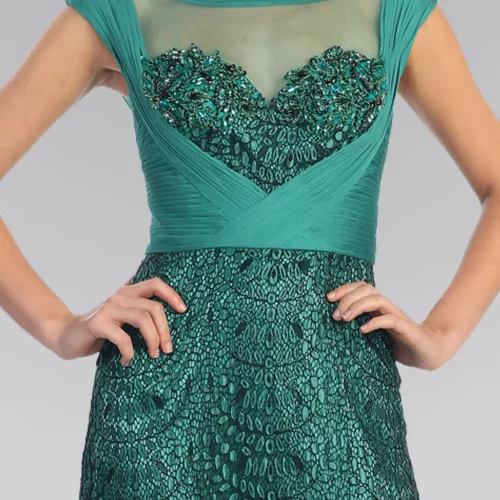 gl1089-green-3-floor-length-prom-pageant-mother-of-bride-gala-red-carpet-lace-applique-beads-sheer-back-zipper-cap-sleeve-illusion-sweetheart-a-line-pleated