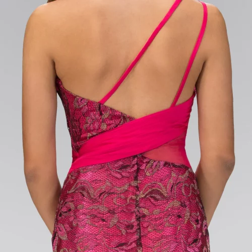 gl1095-fuchsia-4-floor-length-prom-pageant-mother-of-bride-gala-red-carpet-lace-applique-jewel-straps-zipper-one-shoulder-asymmetric-a-line