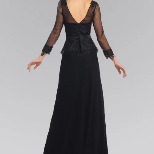 gl1097-black-2-long-mother-of-bride-gala-red-carpet-lace-jewel-open-back-zipper-long-sleeve-v-neck-a-line