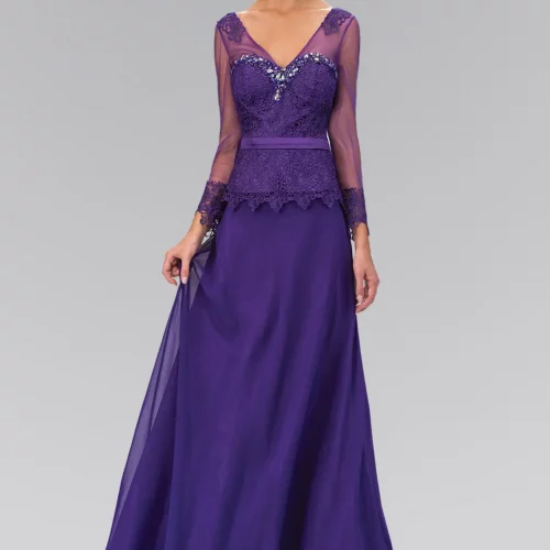 gl1097-eggplant-1-long-mother-of-bride-gala-red-carpet-lace-jewel-open-back-zipper-long-sleeve-v-neck-a-line