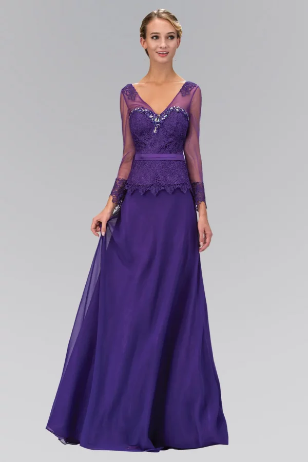 gl1097-eggplant-1-long-mother-of-bride-gala-red-carpet-lace-jewel-open-back-zipper-long-sleeve-v-neck-a-line