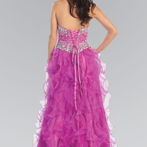 gl1098-fuchsia-2-high-low-prom-pageant-quinceanera-gala-red-carpet-organza-jewel-open-back-corset-strapless-sweetheart-a-line