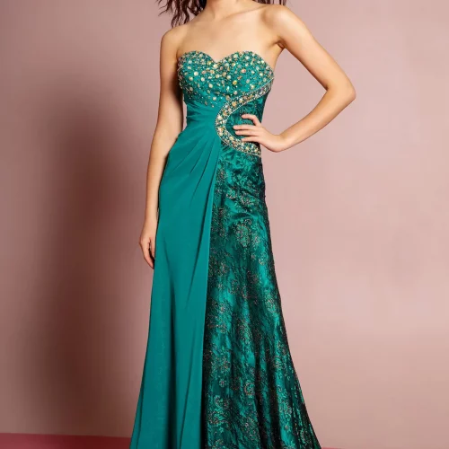 gl1103-green-1-floor-length-prom-pageant-mother-of-bride-gala-red-carpet-lace-applique-jewel-open-back-zipper-sleeveless-sweetheart-a-line