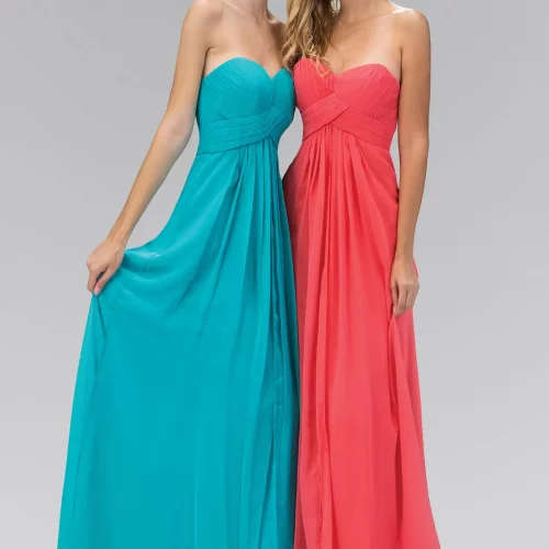 gl1122-coral-1-long-bridesmaids-gala-red-carpet-chiffon-open-back-zipper-strapless-sweetheart-a-line-pleated