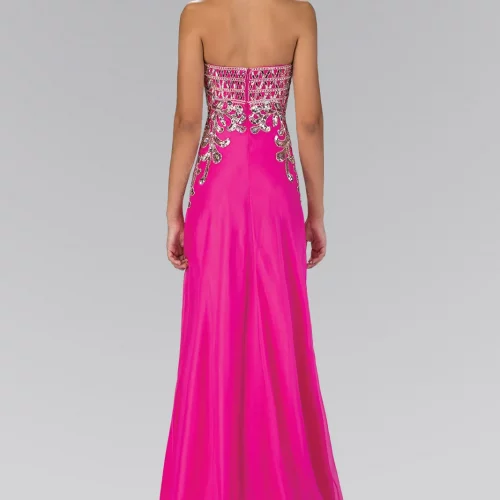 gl1148-fuchsia-2-floor-length-prom-pageant-mother-of-bride-gala-red-carpet-chiffon-beads-sequin-open-back-zipper-strapless-sweetheart-a-line