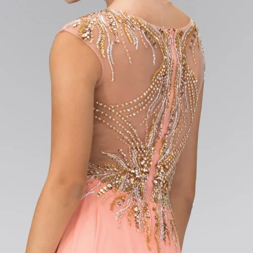 gl1305-coral-4-floor-length-prom-pageant-mother-of-bride-gala-red-carpet-chiffon-beads-sheer-back-zipper-sleeveless-boat-neck-a-line