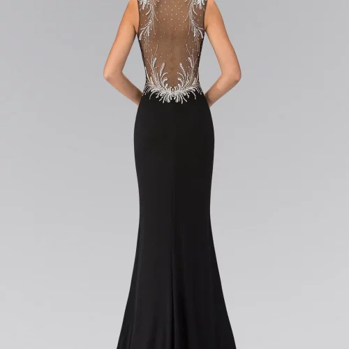 gl1358-black-2-tail-prom-pageant-gala-red-carpet-jersey-jewel-sheer-back-zipper-sleeveless-v-neck-mermaid-trumpet