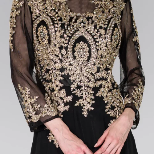 gl1368-black-3-floor-length-mother-of-bride-chiffon-mesh-embroidery-sheer-back-zipper-three-quarter-sleeve-boat-neck-mermaid-trumpet