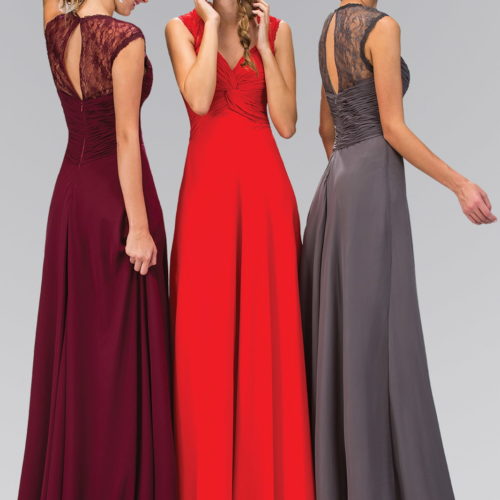 gl1376-charcoal-2-floor-length-prom-pageant-bridesmaids-lace-open-back-zipper-sleeveless-v-neck-empire-ruched