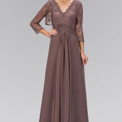 gl1397-mocha-1-floor-length-mother-of-bride-lace-sequin-open-back-zipper-three-quarter-sleeve-v-neck-empire-bolero