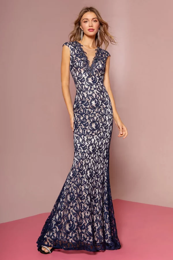 gl1420-navy-nude-1-floor-length-prom-pageant-mother-of-bride-gala-red-carpet-lace-beads-open-back-zipper-sleeveless-v-neck-mermaid-trumpet