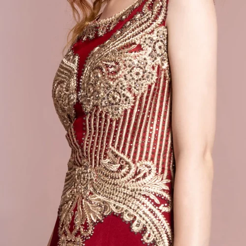 gl1461-burgundy-3-floor-length-prom-pageant-mother-of-bride-gala-red-carpet-jersey-embroidery-jewel-sheer-back-zipper-sleeveless-boat-neck-mermaid-trumpet