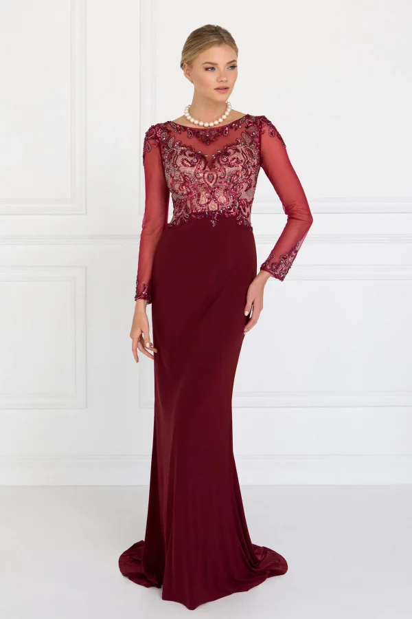 gl1506-burgundy-1-long-mother-of-bride-red-carpet-jersey-beads-jewel-sheer-back-zipper-long-sleeve-illusion-sweetheart-mermaid-trumpet