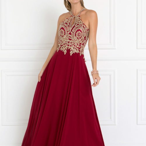 gl1526-burgundy-1-floor-length-prom-pageant-bridesmaids-mother-of-bride-gala-red-carpet-chiffon-embroidery-jewel-open-back-zipper-v-back-sleeveless-high-neck-a-line