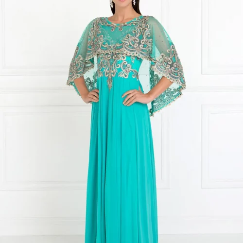 gl1527-green-1-long-prom-pageant-mother-of-bride-gala-red-carpet-chiffon-embroidery-jewel-covered-back-zipper-cape-sleeve-crew-neck-a-line