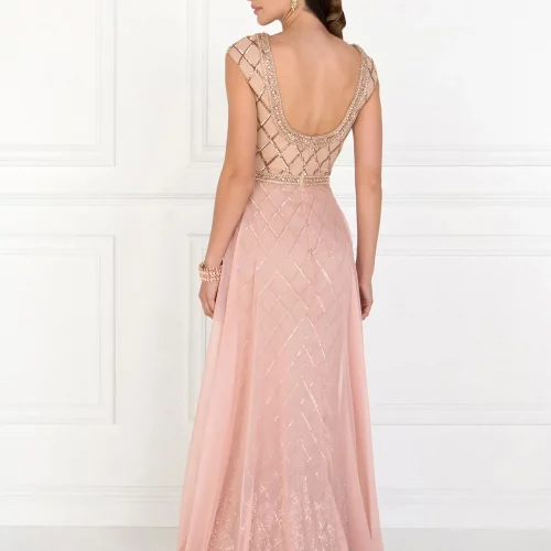 gl1577-rose-gold-2-long-prom-pageant-mother-of-bride-gala-red-carpet-chiffon-beads-jewel-sequin-open-back-zipper-cap-sleeve-boat-neck-empire