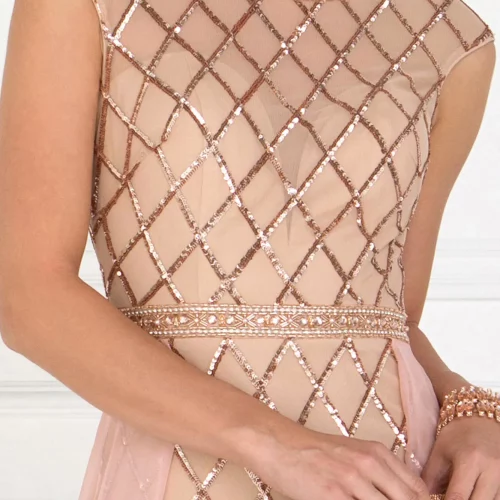 gl1577-rose-gold-3-long-prom-pageant-mother-of-bride-gala-red-carpet-chiffon-beads-jewel-sequin-open-back-zipper-cap-sleeve-boat-neck-empire