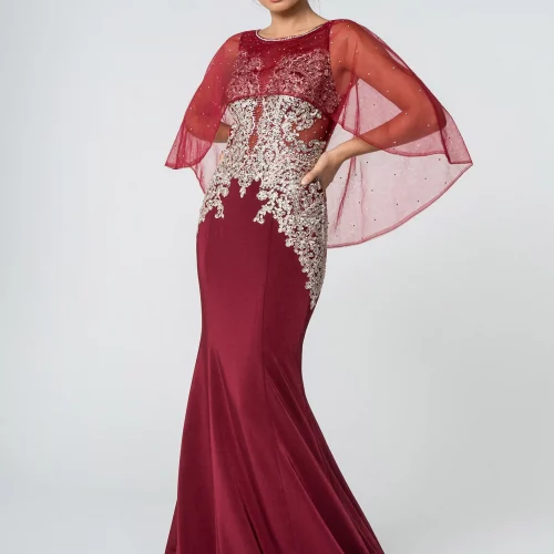 gl1595-burgundy-1-long-prom-pageant-mother-of-bride-gala-red-carpet-rome-jersey-embroidery-jewel-sheer-back-cape-sleeve-boat-neck-mermaid-trumpet