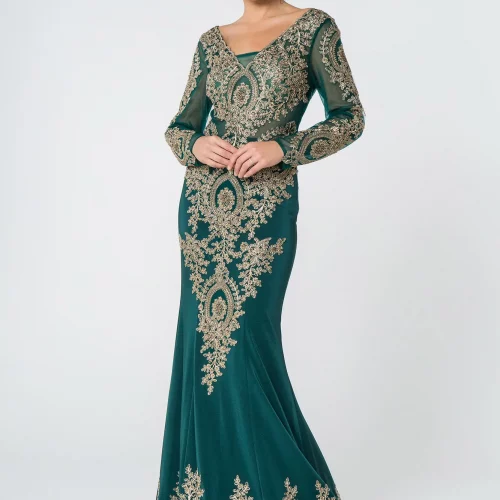 gl1597-teal-1-long-prom-pageant-mother-of-bride-gala-red-carpet-rome-jersey-embroidery-jewel-sheer-back-v-back-long-sleeve-boat-neck-mermaid-trumpet
