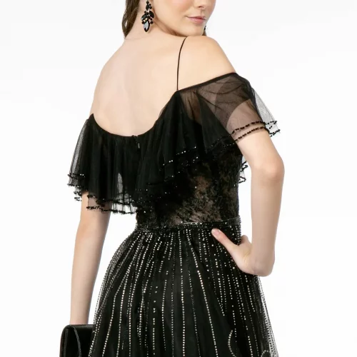 gl1809-black-4-long-prom-pageant-gala-mesh-jewel-sheer-back-zipper-cut-away-shoulder-illusion-v-neck-a-line