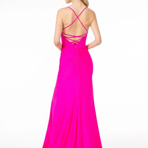 gl1816-fuchsia-2-long-prom-pageant-jersey-lace-up-zipper-spaghetti-strap-v-neck-mermaid-trumpet-slit-ruched