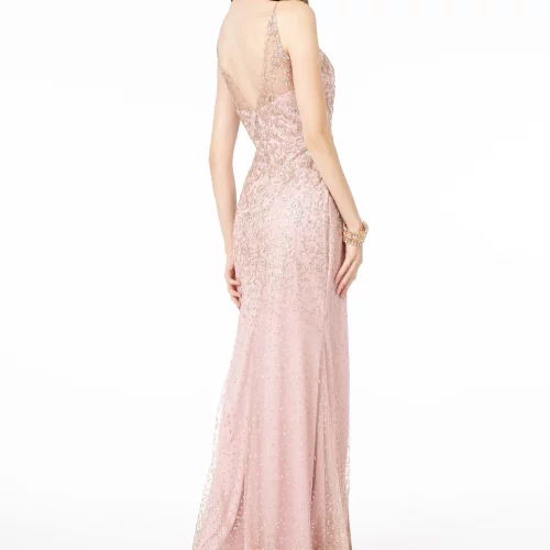 gl1844-rose-gold-2-long-prom-pageant-gala-red-carpet-mesh-glitter-zipper-v-back-spaghetti-strap-illusion-v-neck-mermaid-trumpet-slit