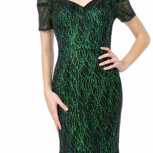 gl1846-black-green-3-floor-length-prom-pageant-gala-red-carpet-tulle-glitter-zipper-v-back-short-sleeve-v-neck-mermaid-trumpet