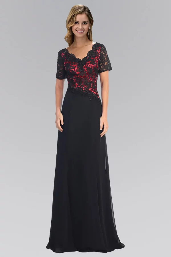 gl2000-black-fuchsia-1-long-mother-of-bride-lace-beads-open-back-zipper-short-sleeve-v-neck-a-line