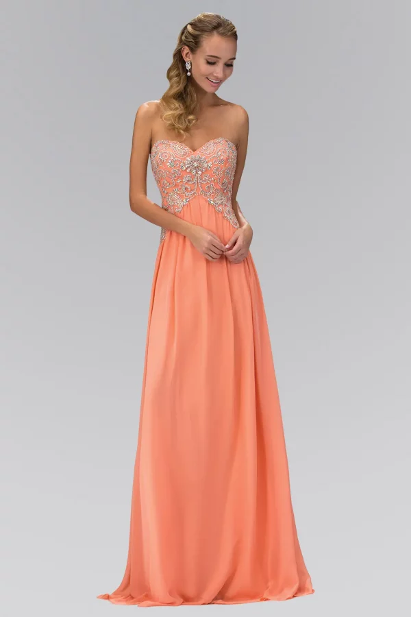 gl2036-coral-1-floor-length-prom-pageant-gala-red-carpet-chiffon-beads-open-back-zipper-strapless-sweetheart-empire