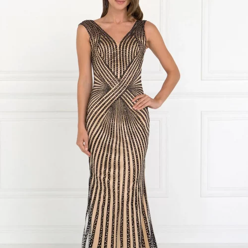 gl2053-black-nude-1-floor-length-prom-pageant-mother-of-bride-gala-red-carpet-jersey-embroidery-jewel-open-back-zipper-sleeveless-v-neck-mermaid-trumpet