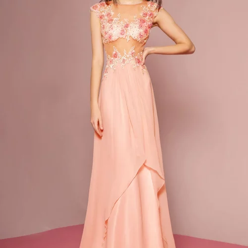 gl2108-peach-1-floor-length-prom-pageant-gala-red-carpet-lace-beads-sheer-back-zipper-cap-sleeve-crew-neck-a-line-floral