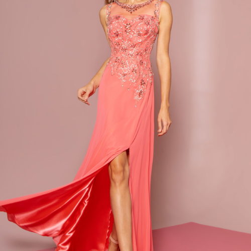 gl2118-coral-1-floor-length-prom-pageant-mother-of-bride-gala-red-carpet-chiffon-beads-open-back-zipper-sleeveless-illusion-sweetheart-a-line-slit