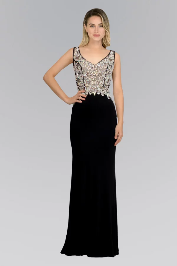gl2128-black-1-floor-length-prom-pageant-gala-red-carpet-jersey-beads-jewel-open-back-zipper-sleeveless-v-neck-mermaid-trumpet