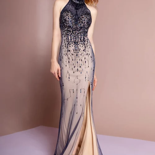 gl2147-navy-nude-1-floor-length-prom-pageant-gala-red-carpet-jersey-mesh-jewel-open-back-zipper-sleeveless-high-neck-mermaid-trumpet