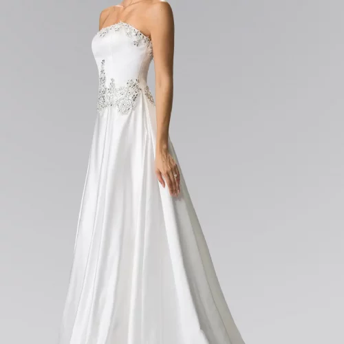 gl2201-ivory-2-tail-wedding-gowns-satin-beads-jewel-open-back-corset-strapless-straight-across-a-line