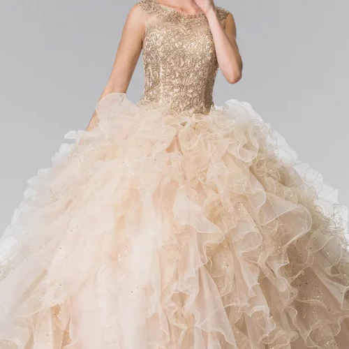 gl2208-champagne-1-floor-length-quinceanera-mesh-beads-embroidery-corset-cut-out-back-sleeveless-illusion-sweetheart-ball-gown-ruffle-bolero