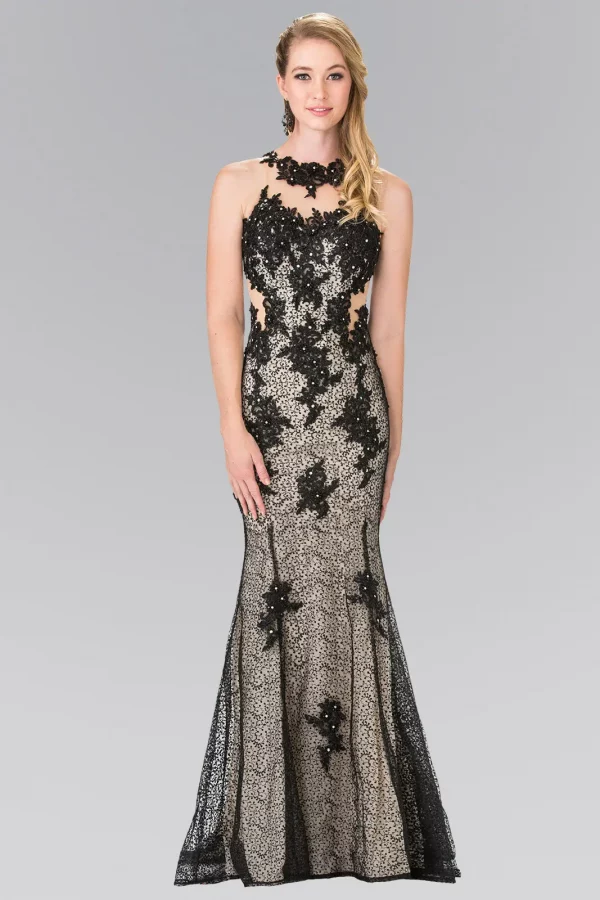 gl2220-black-1-long-prom-pageant-gala-red-carpet-lace-beads-embroidery-sheer-back-cut-out-back-sleeveless-illusion-sweetheart-mermaid-trumpet