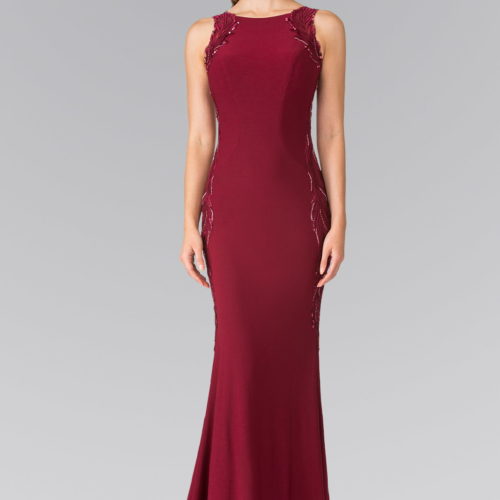 gl2222-burgundy-1-long-prom-pageant-mother-of-bride-gala-red-carpet-jersey-embroidery-sequin-sheer-back-cut-out-back-sleeveless-boat-neck-mermaid-trumpet