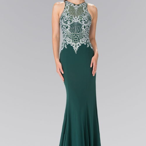gl2232-green-1-floor-length-prom-pageant-mother-of-bride-gala-red-carpet-jersey-beads-embroidery-sheer-back-zipper-sleeveless-high-neck-mermaid-trumpet