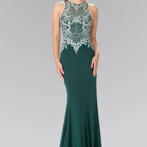 gl2232-green-1-floor-length-prom-pageant-mother-of-bride-gala-red-carpet-jersey-beads-embroidery-sheer-back-zipper-sleeveless-high-neck-mermaid-trumpet