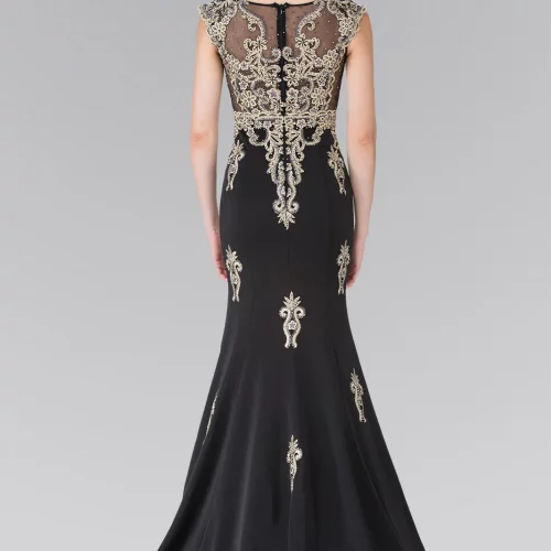 gl2233-black-2-tail-prom-pageant-mother-of-bride-gala-red-carpet-jersey-beads-embroidery-sheer-back-zipper-sleeveless-high-neck-mermaid-trumpet