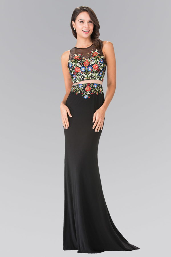 gl2241-black-1-long-prom-pageant-gala-red-carpet-jersey-beads-embroidery-sheer-back-zipper-sleeveless-high-neck-mermaid-trumpet-floral-two-piece