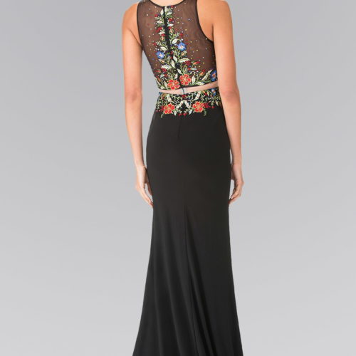 gl2241-black-2-long-prom-pageant-gala-red-carpet-jersey-beads-embroidery-sheer-back-zipper-sleeveless-high-neck-mermaid-trumpet-floral-two-piece