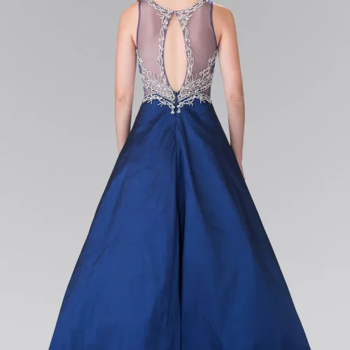 gl2253-navy-2-floor-length-prom-pageant-quinceanera-gala-taffeta-beads-jewel-sheer-back-zipper-sleeveless-illusion-sweetheart-a-line