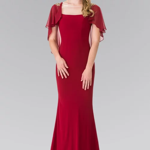 gl2254-burgundy-1-long-mother-of-bride-gala-lace-rome-jersey-beads-sheer-back-sleeveless-square-neck-mermaid-trumpet-cape