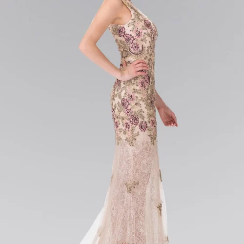 gl2269-champagne-2-tail-prom-pageant-mother-of-bride-gala-red-carpet-lace-mesh-beads-embroidery-covered-back-zipper-sleeveless-boat-neck-mermaid-trumpet-floral