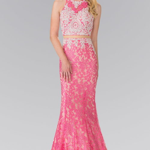 gl2271-pink-1-floor-length-prom-pageant-gala-red-carpet-lace-beads-sheer-back-zipper-sleeveless-high-neck-mock-two-piece-two-piece