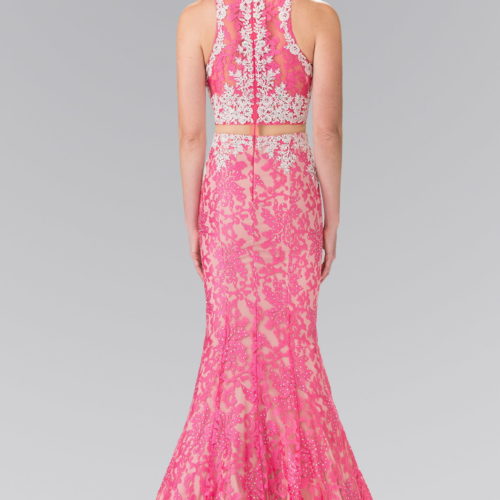 gl2271-pink-2-floor-length-prom-pageant-gala-red-carpet-lace-beads-sheer-back-zipper-sleeveless-high-neck-mock-two-piece-two-piece